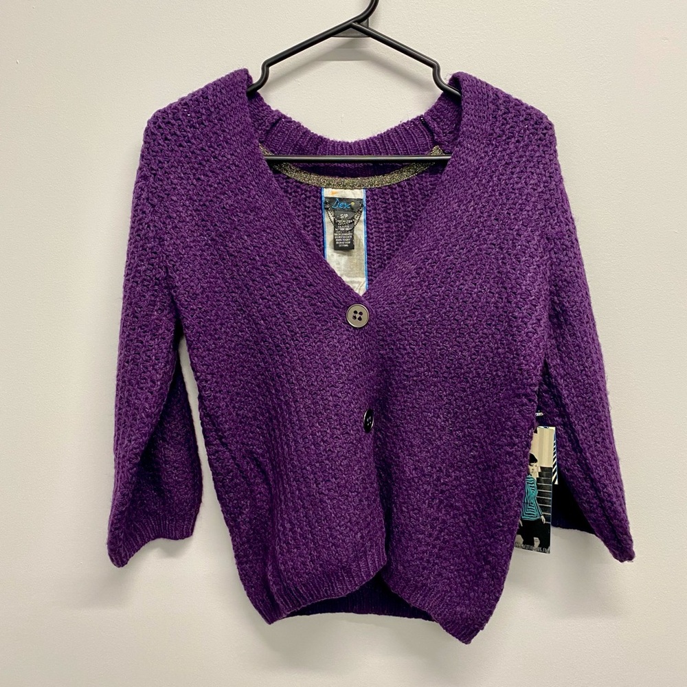 ✨NEW✨ VINTAGE-LIKE PURPLE CARDIGAN